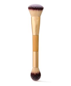 double-ended cream & powder cheek brush