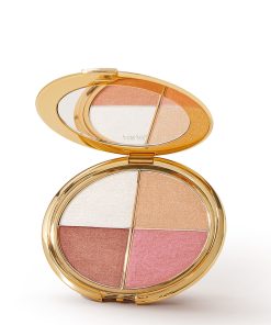 glow wardrobe highlighting eye & cheek palette
